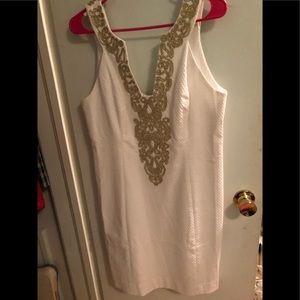 Gorgeous Lilly Pulitzer white dress. NWT, size 12